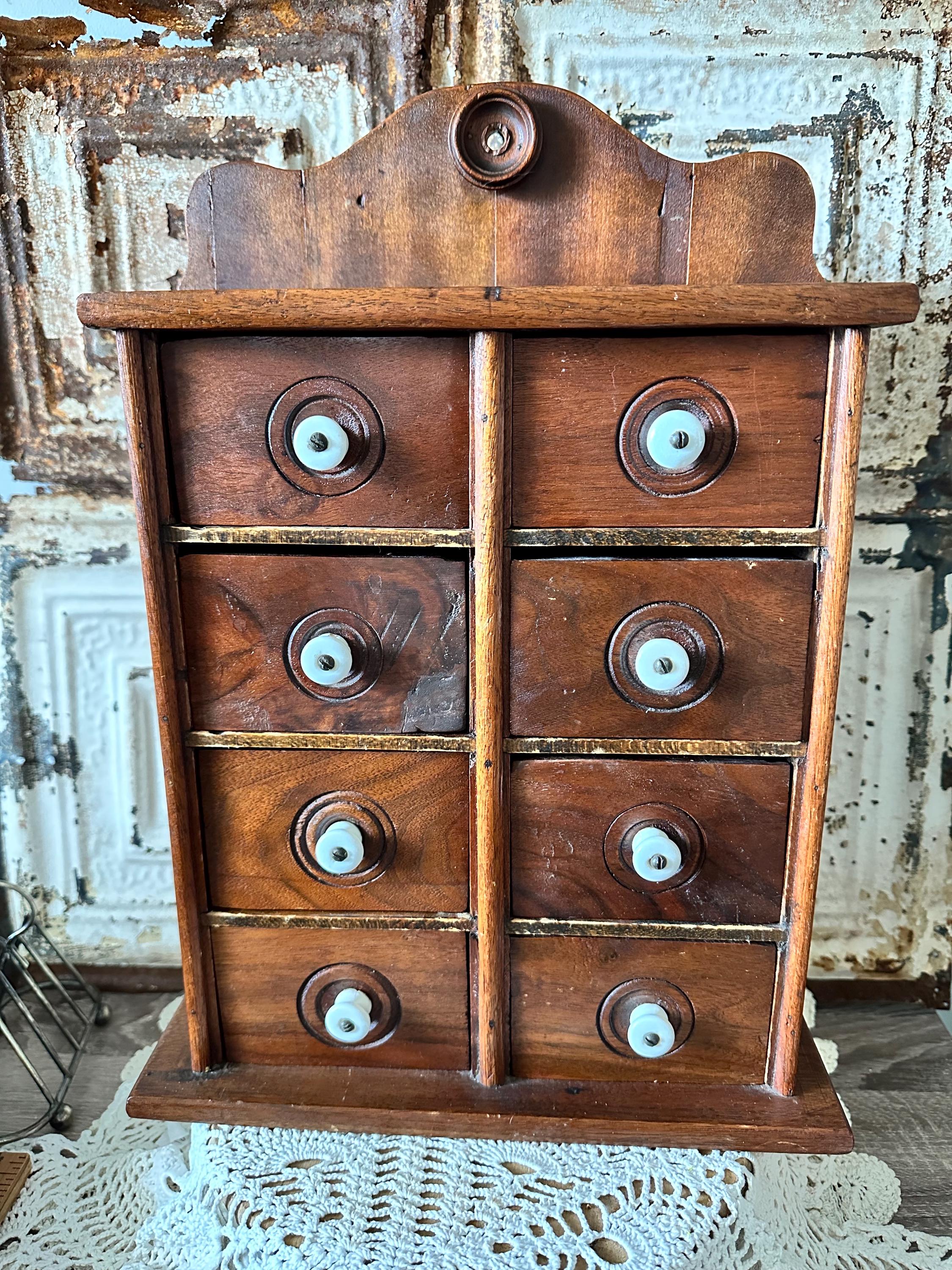 Antique Spice Box - Etsy