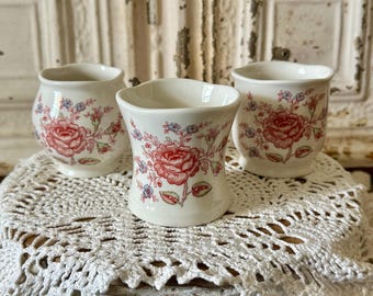 Johnson Brothers Rose Chintz Candle Holders-Gift for Her-Small Containers or Planters