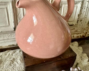 Vintage Russel Wright American Modern Coral Carafe, Mid Century Pitcher