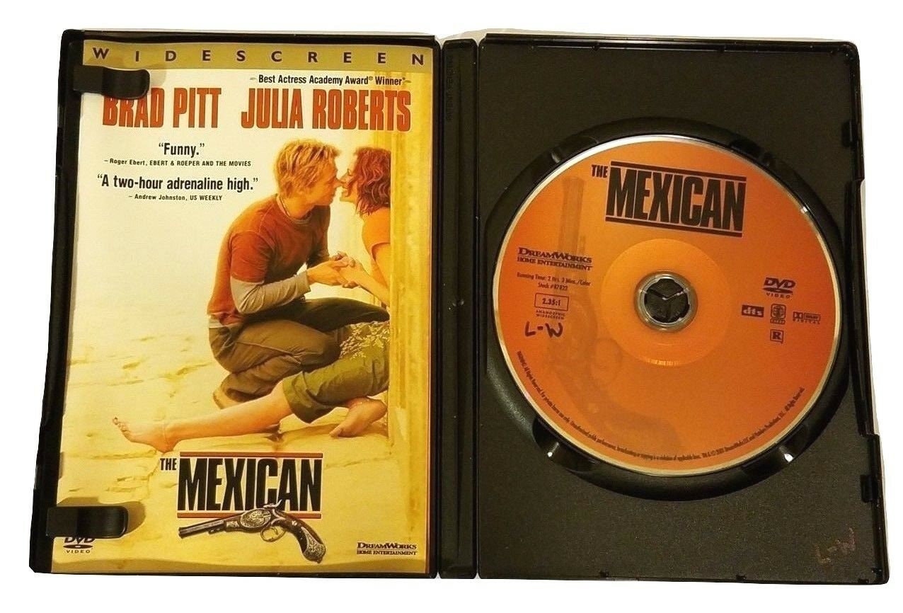 The Mexican Dvd 2001 Widescreen Brad Pitt Julia Roberts Etsy