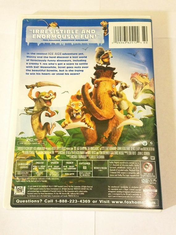 Ice Age Dvd 02 2 Disc Set Includes Full Frame And Etsy Australia
