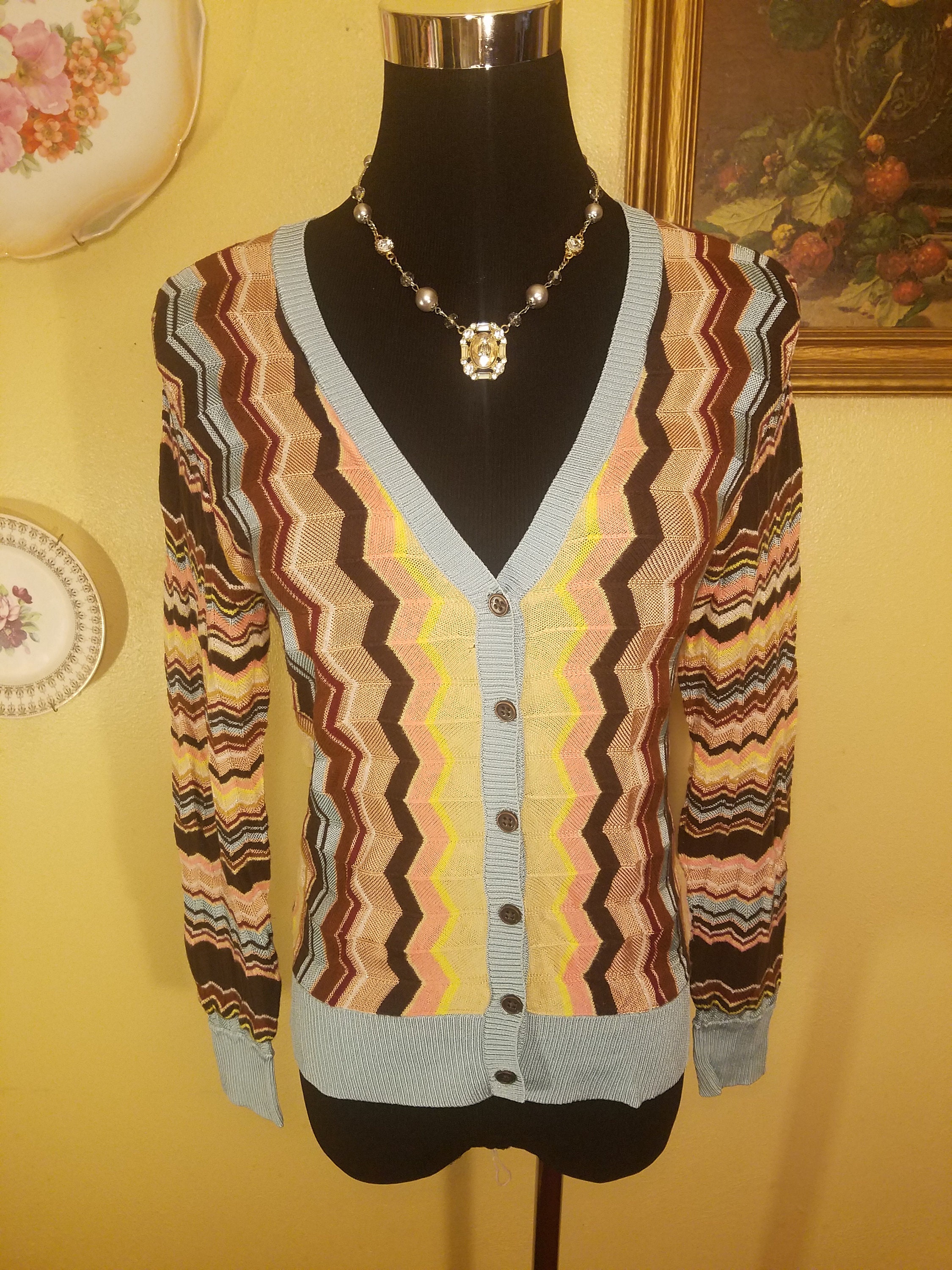 Missoni for Target Colore Knit Cardigan Sweater Womens - Etsy