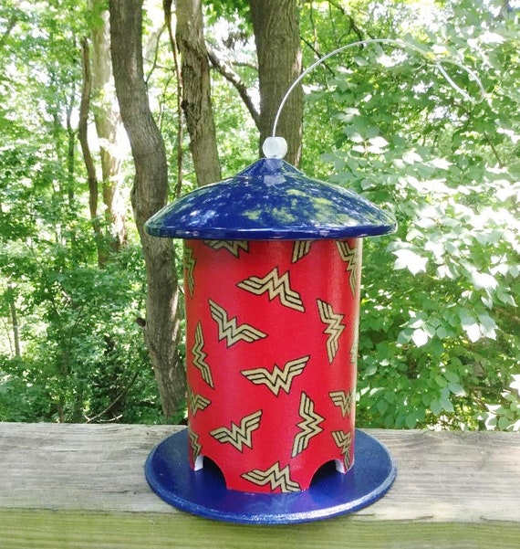 Wonder Women Custom Bird Feeder By Bird Feeder Guy Wonderful Etsy