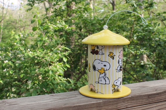 Snoopy Woodstock Charlie Brown Custom Bird Feeder By Bfg Etsy