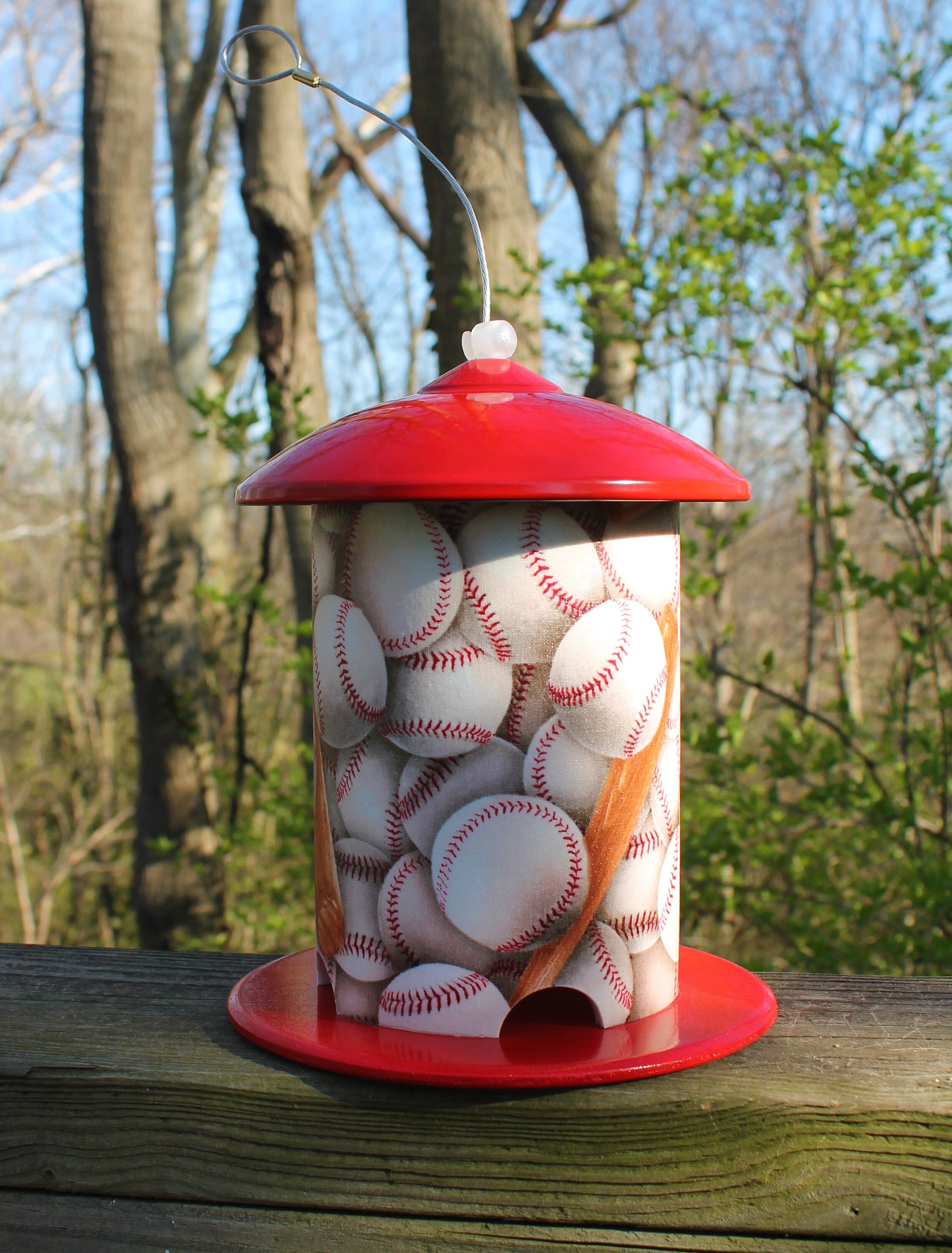 Baseball Custom PVC Bird Feeder by Bird Feeder Guy. Great Gift Etsy UK
