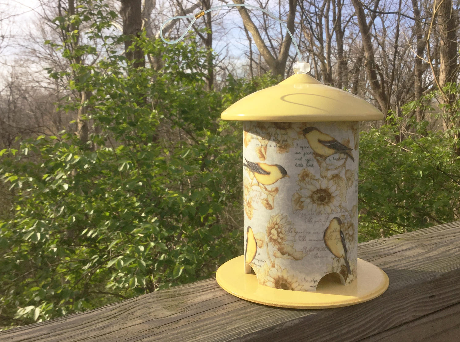 Finch Flowers Custom Pvc Bird Feeder By Bfg Beautiful Etsy