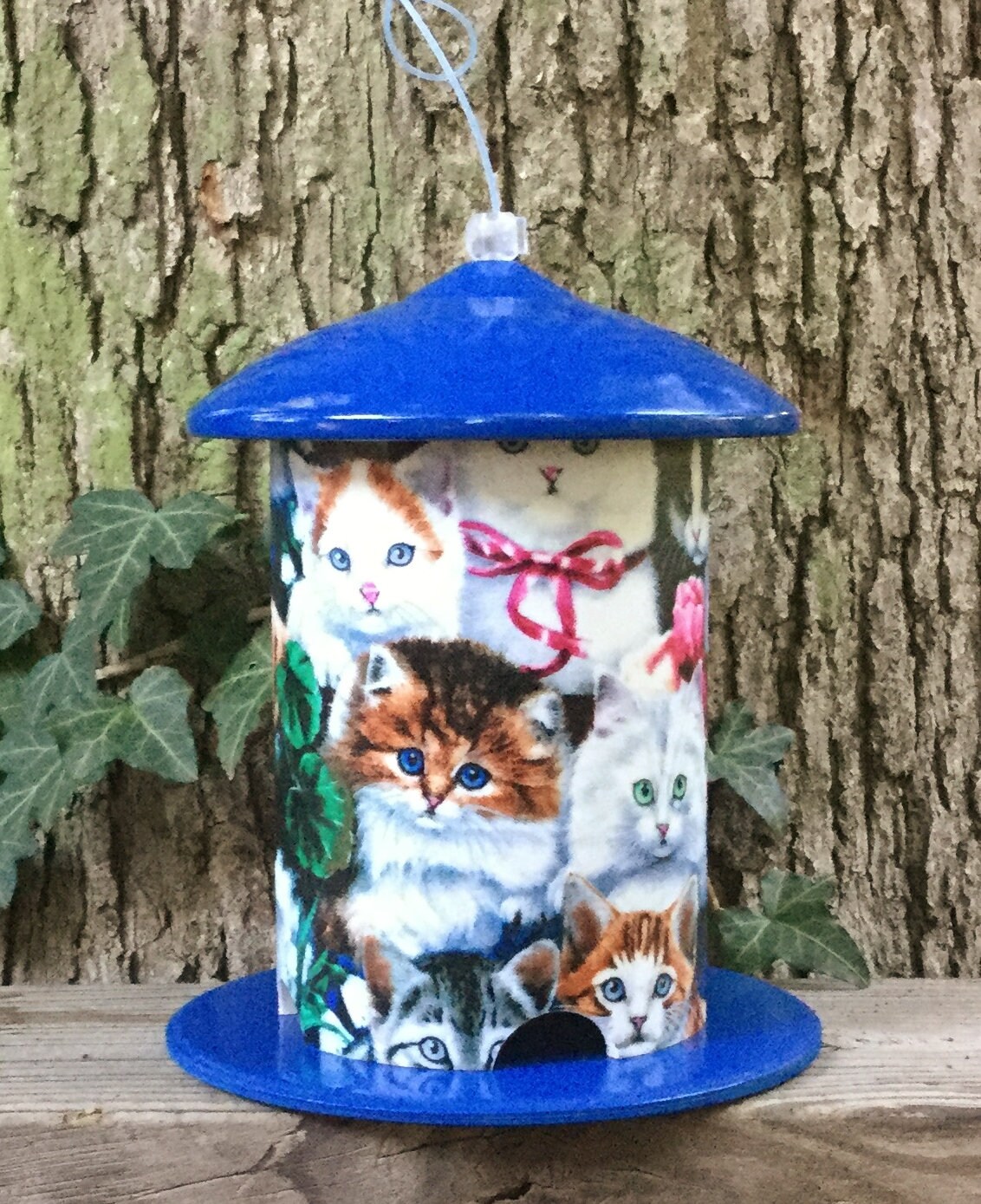 Cats and Kittens Custom Bird Feeder in PVC by Bird Feeder Guy. Etsy