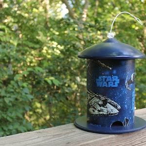 Star Wars Ships Bird Feeder: Handmade PVC Garden Art