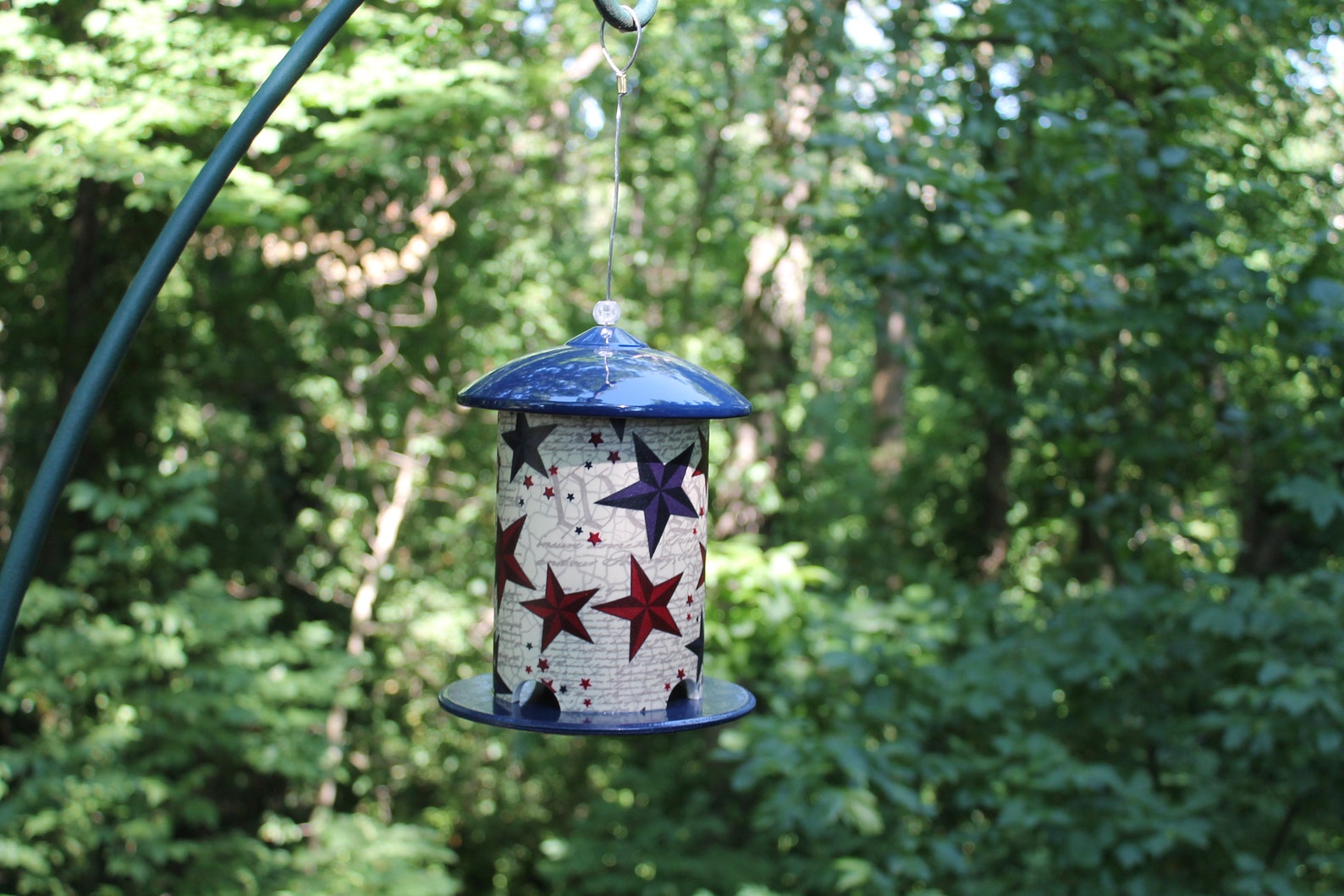 The Patriot in Blue PVC Bird Feeder by Bird Feeder Guy. Etsy