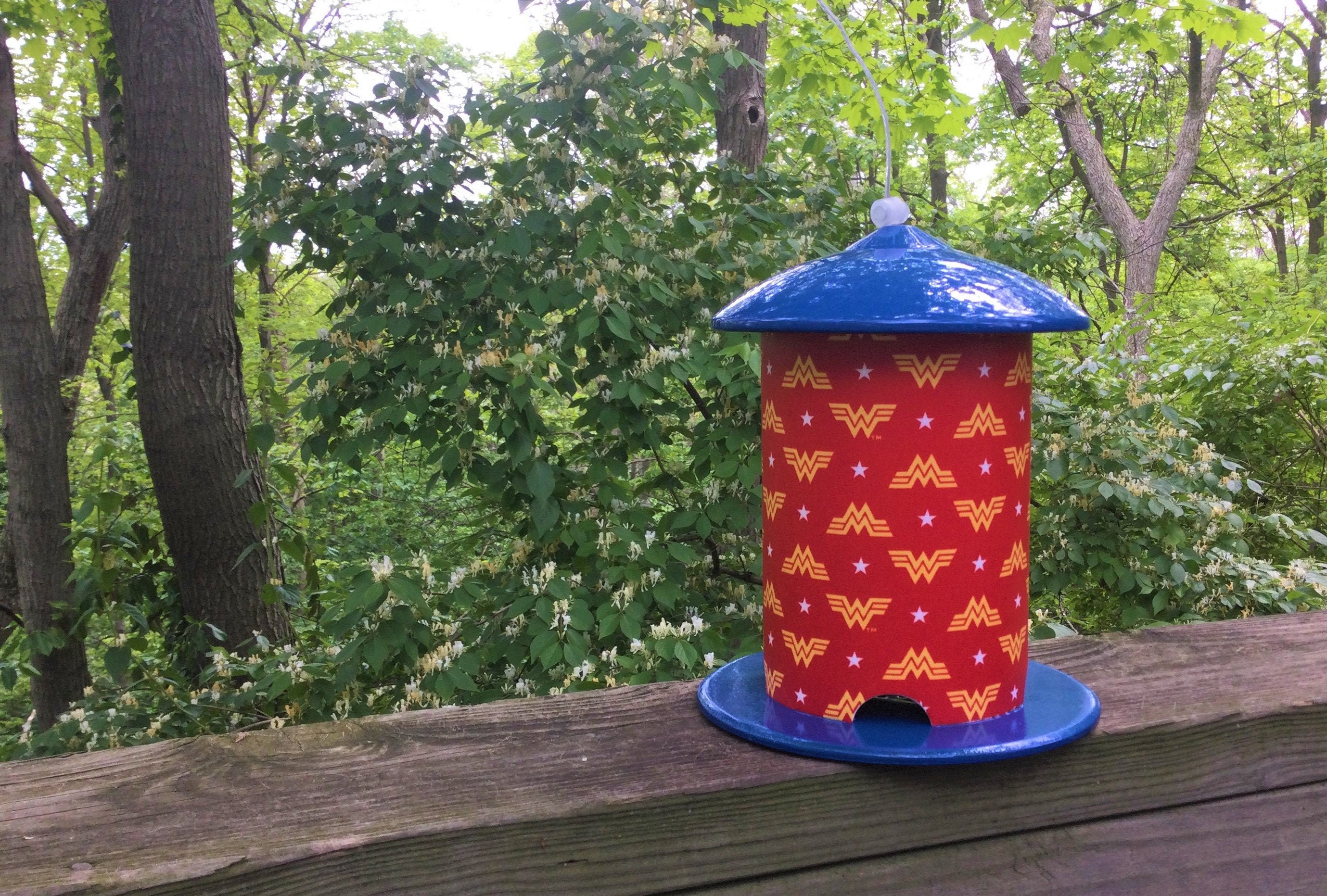 WONDER WOMAN Custom Bird Feeder by Bird Feeder Guy. Wonderful Etsy