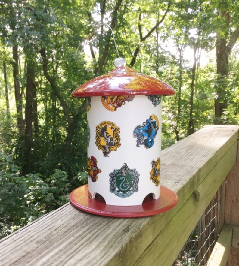 Harry Potter Custom Bird Feeder by Bird Feeder Guy. Lovely Looking Bird Feeder, Beautiful Indoors or Outside. Great Gift Idea for a Muggle image 3