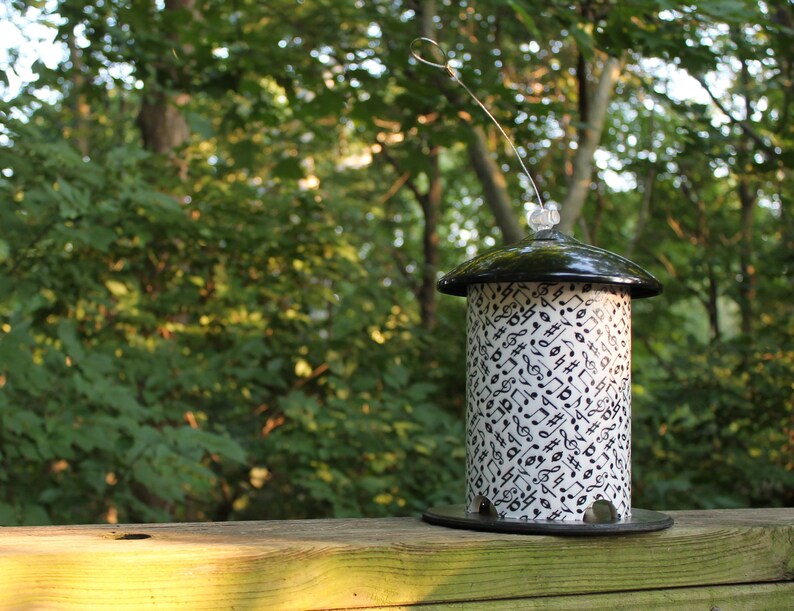 Music Notes Designed Bird Feeder by Bird Feeder Guy. A Very Etsy