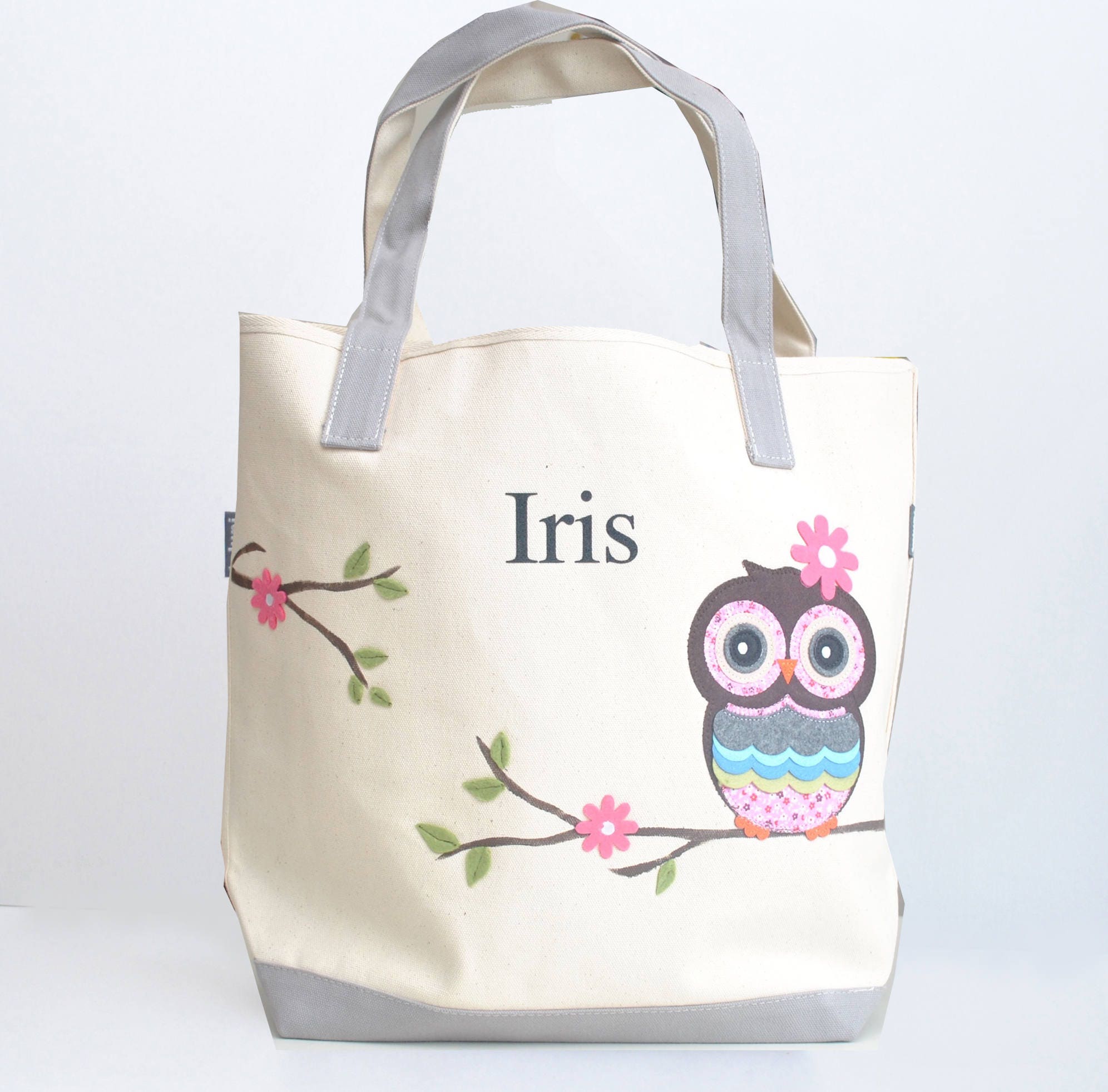 Personalized Owl  Tote Bag