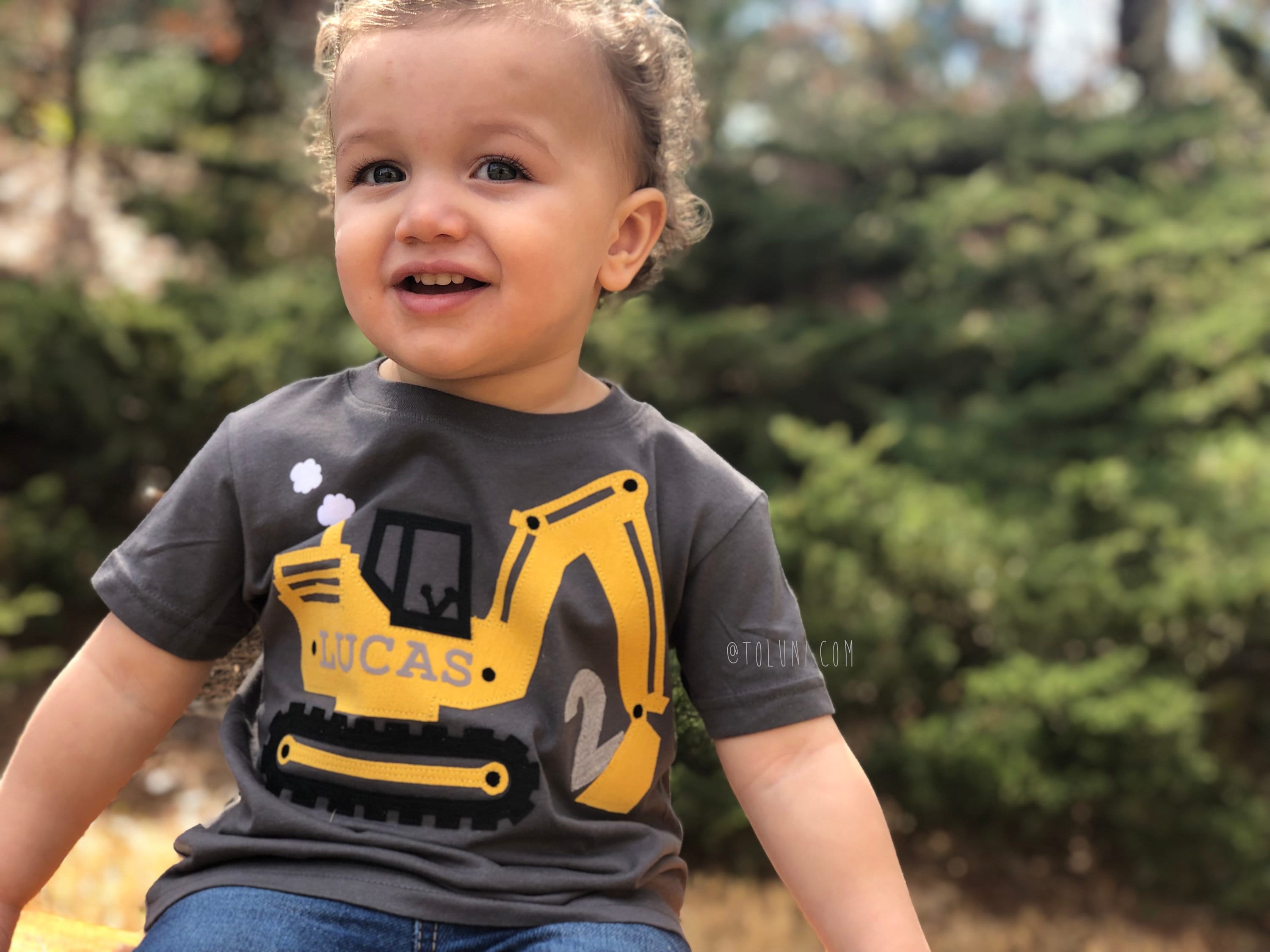 digger birthday shirt