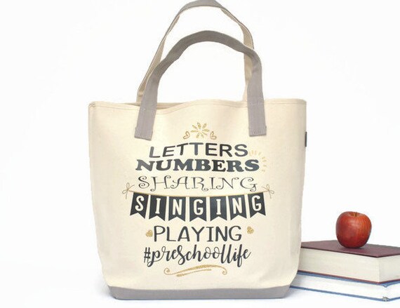 kindergarten tote bags