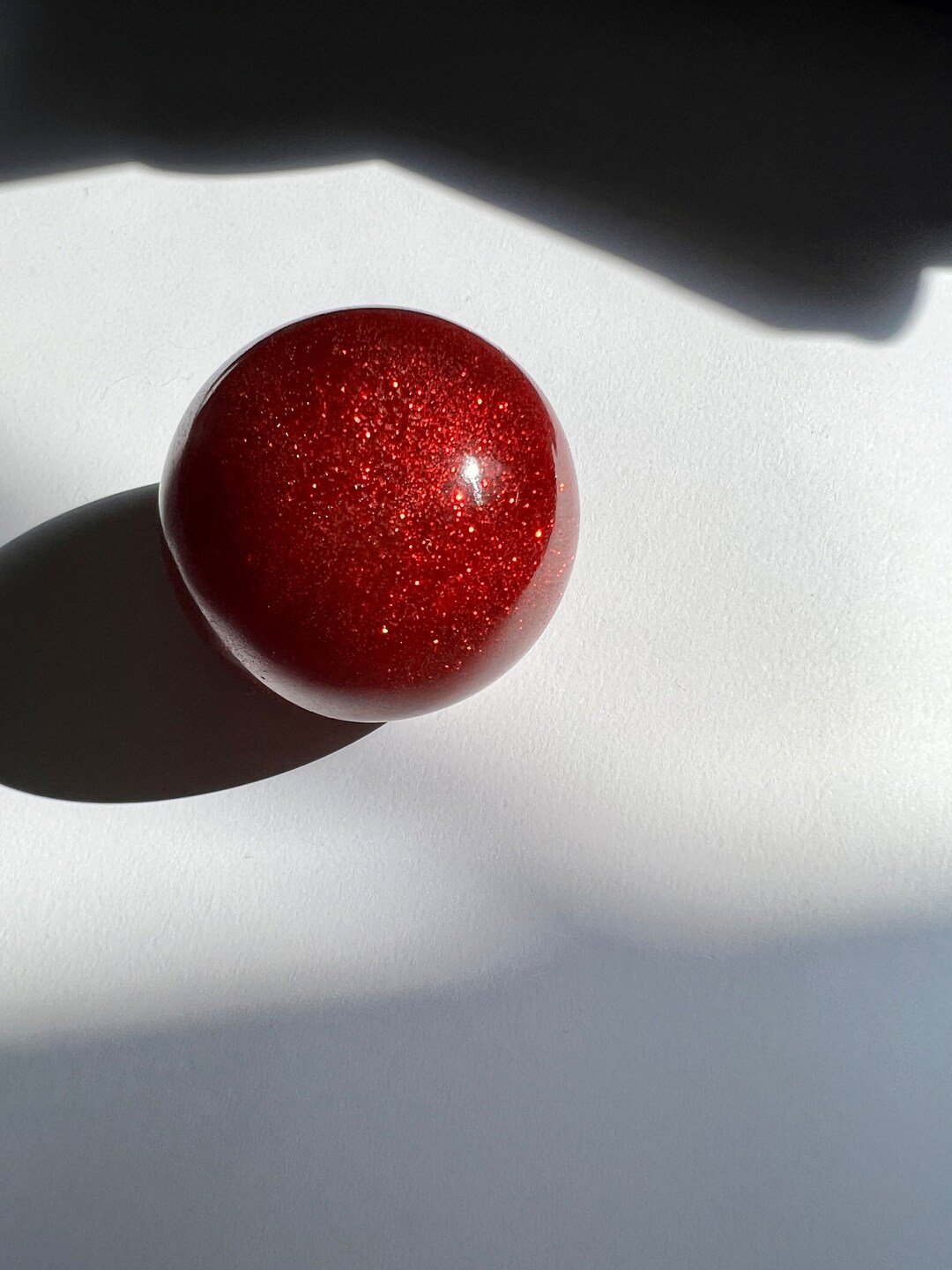 2 RED Metal Flake Shifter Knob Sphere 23 Etsy