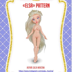 Elsa Doll Pattern