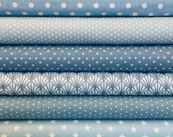 Fabric package light blue-medium blue