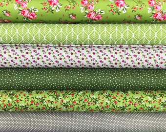 Fabric package green-grey