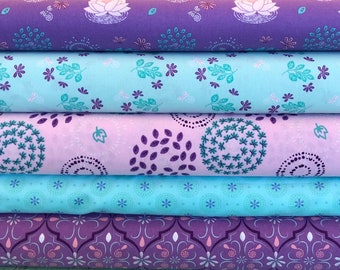 Fabric package purple/lilac-mint