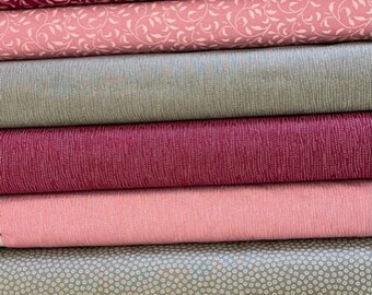 Fabric package old rose-berry-gray