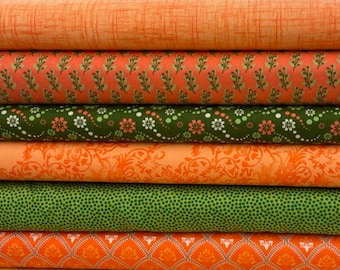 Fabric package orange-green