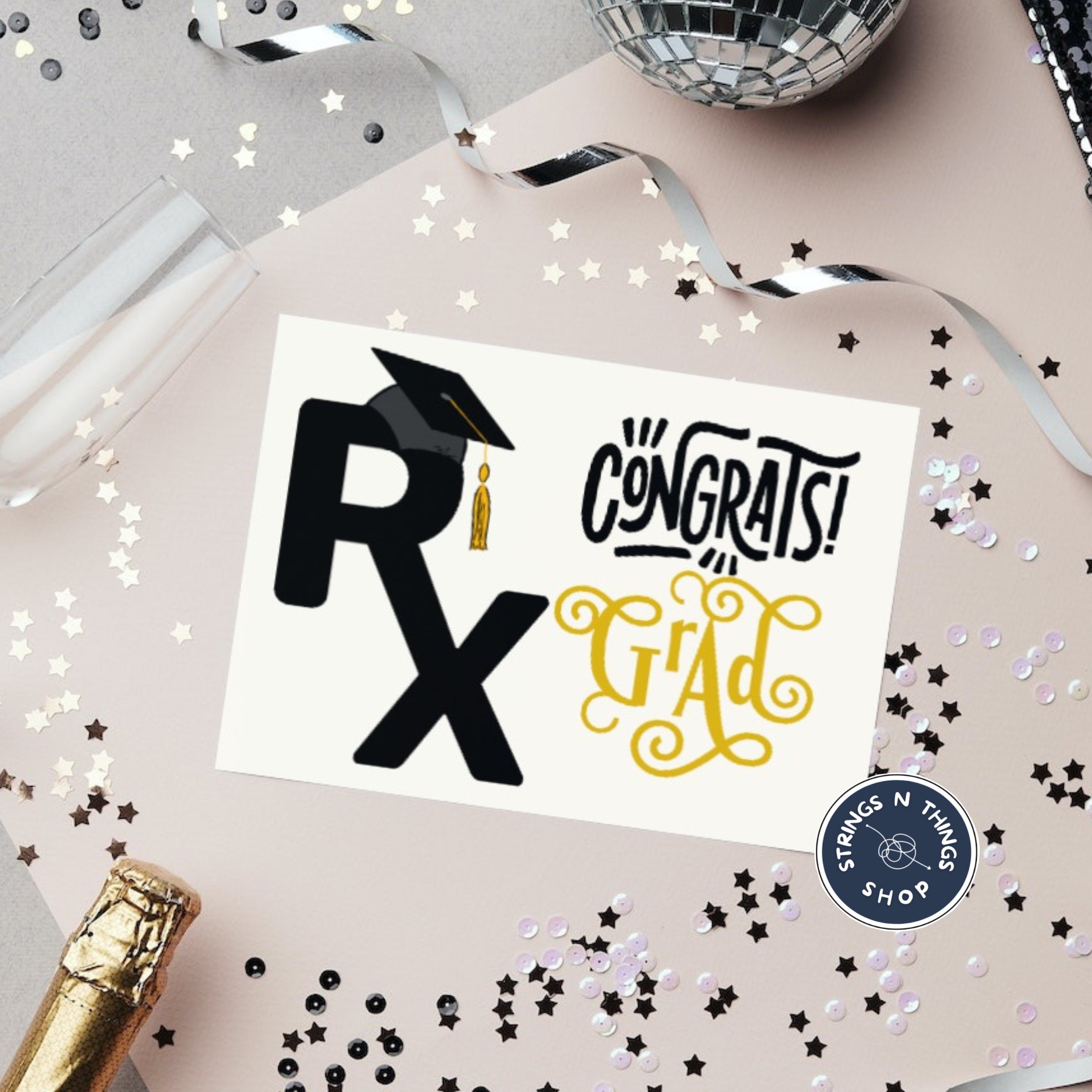 Pharmacy Graduation Congrats Grad Printable Greeting Card | Pharmacist Graduation | PharmD RPH Grad Party Printable Instant Download
