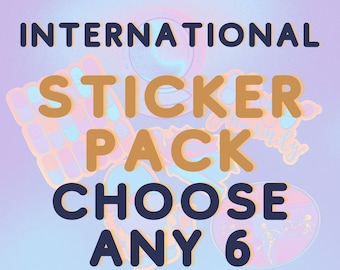 Pharmacy Stickers 6-Pack: Mix and Match, Dishwasher Safe