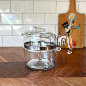 ヴィンテージ パイレックス フレームウェア 6カップ パーコレーター