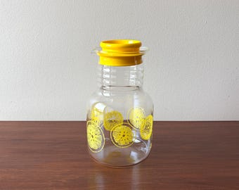 Vintage Pyrex Juice Server Pitcher with Lemon pattern