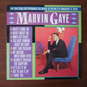 Marvin Gaye  Motown  25th Anniversary Vinyl Record