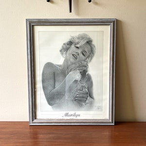 Marilyn Monroe print by Romeo Lopez 1989