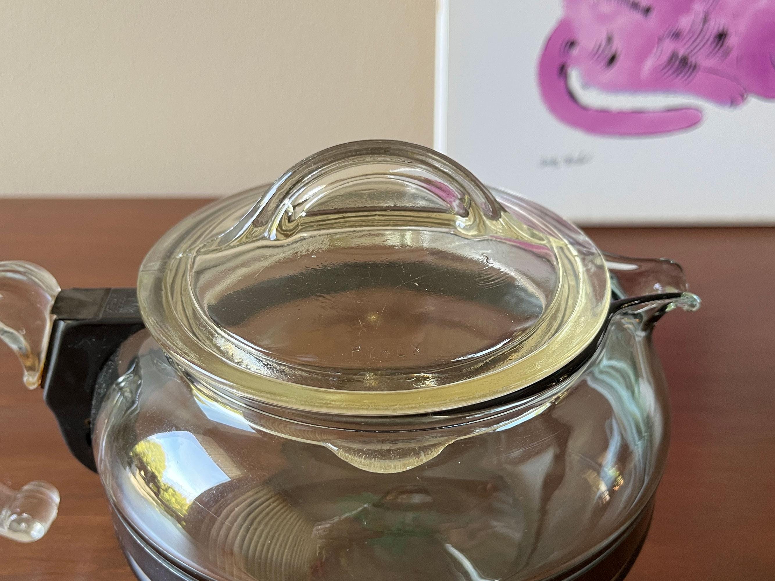 ヴィンテージ パイレックス フレームウェア 6カップ ティーポット 8126