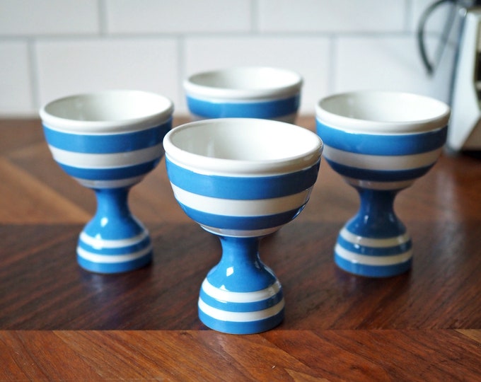 Vintage T G Green Cornishware Double Egg Cup 4 Available Etsy Vintage T G Green Cornishware Double Egg Cup 4 Available Etsy