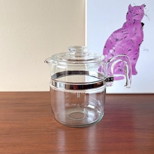 ヴィンテージ パイレックス 9カップ パーコレーター ポットと蓋