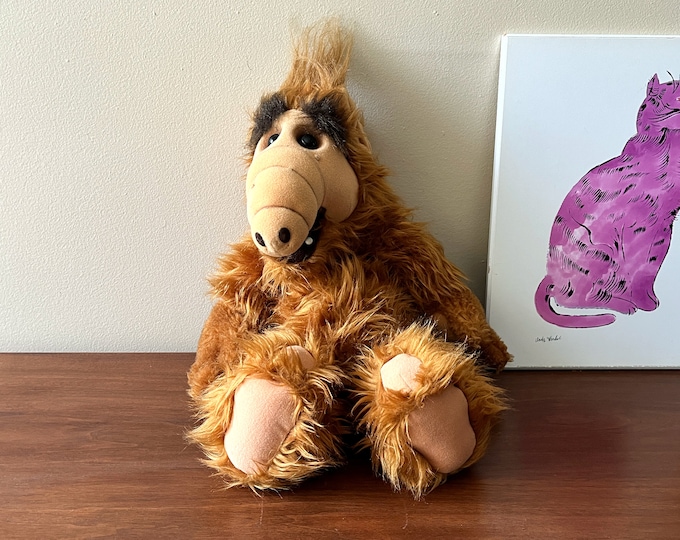 Vintage 16 ALF Plush Stuffed Animal From Alien Productions 1986 Etsy