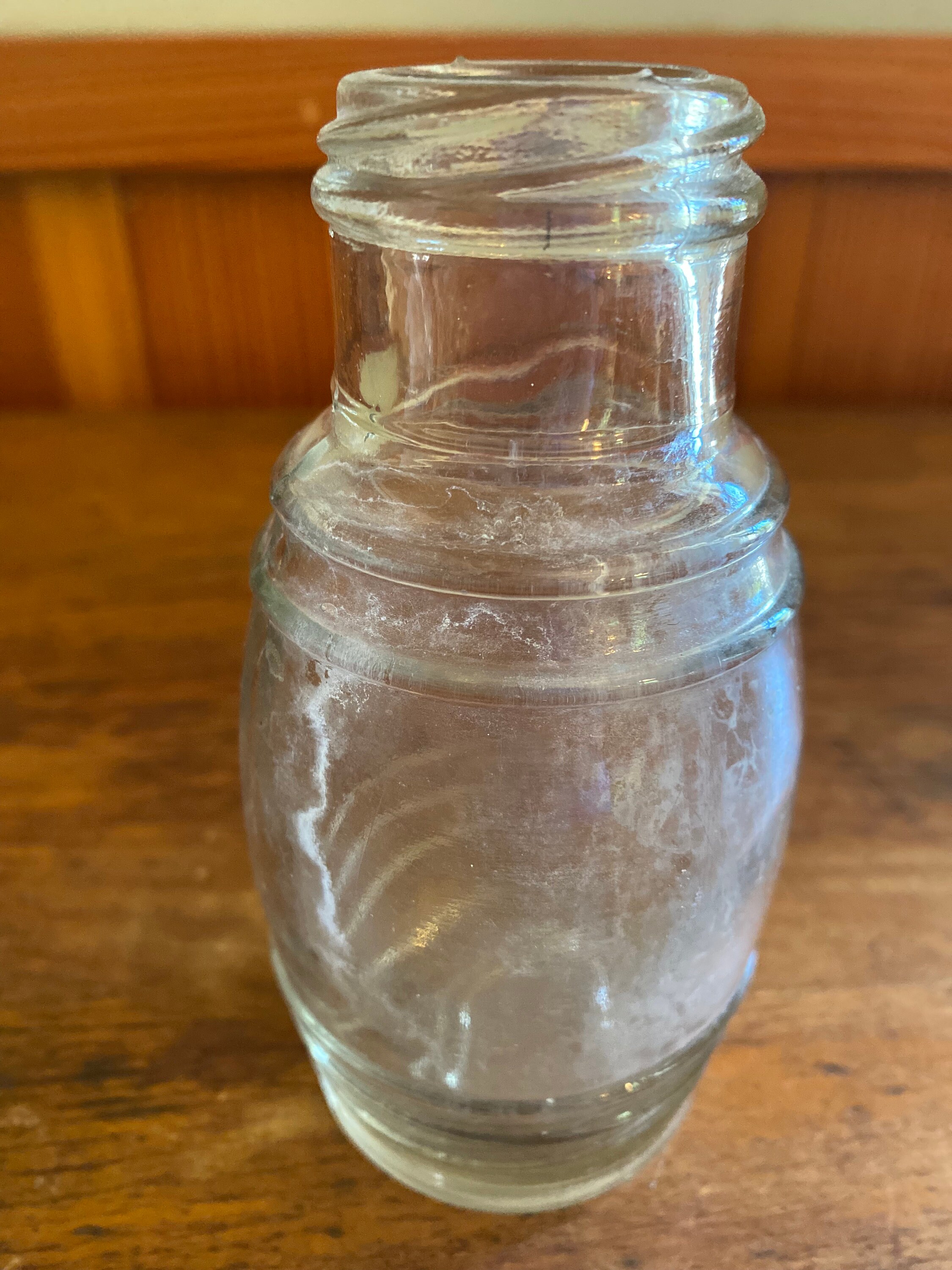 Old Collectible Mustard Barrel Bottle JarFree Shipping Etsy