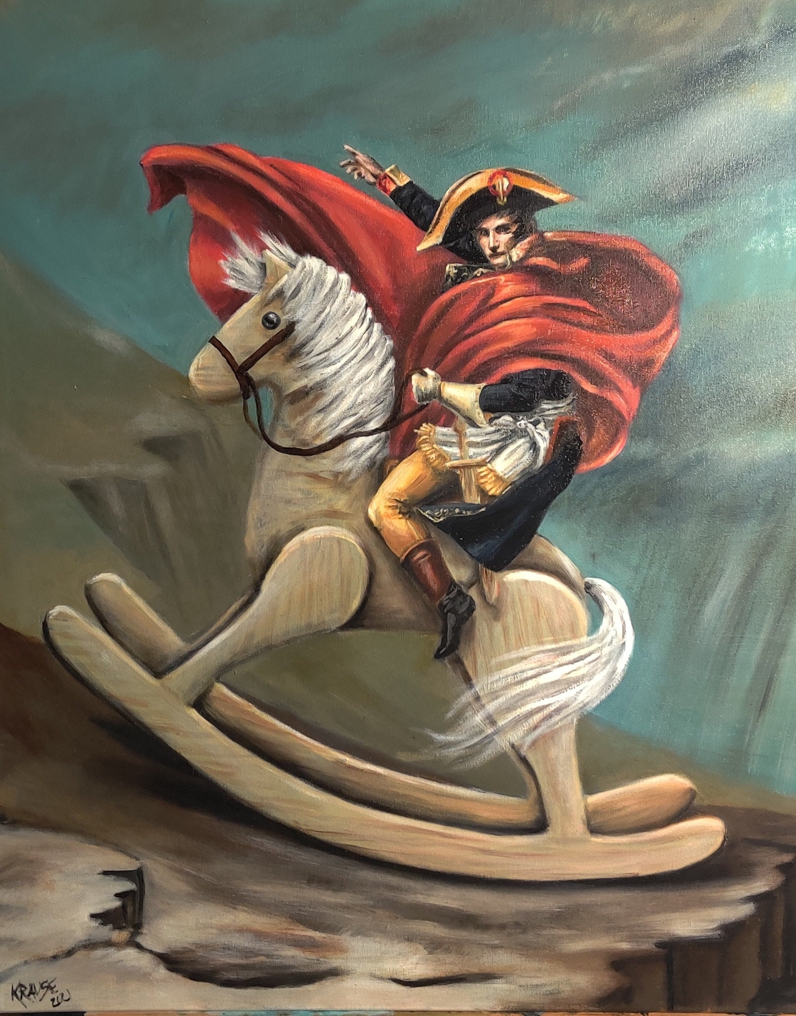 Napoleon Bonaparte Horse Painting