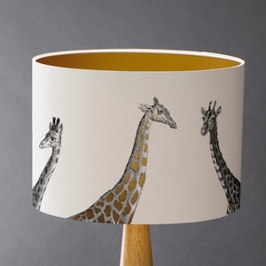 Towering Above - Medium Giraffes Lampshade