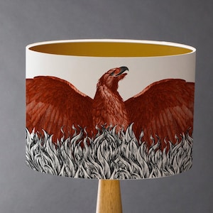 Phoenix - Medium  Drum Lampshade