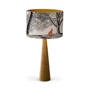 Foxes Small Drum Lampshade image 7