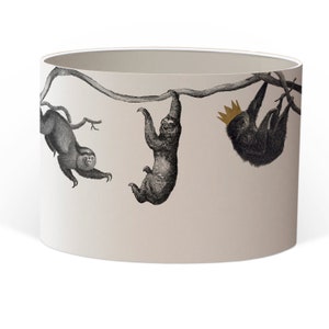 Sloths Large Drum Lampshade image 4