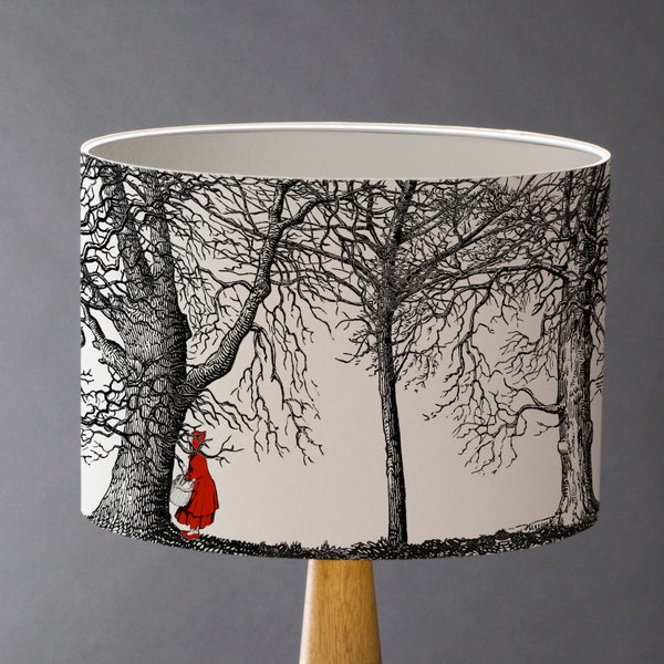 Red Riding Hood Large Fairytale Drum Lampshade