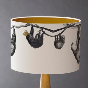 Sloths Large Drum Lampshade image 1