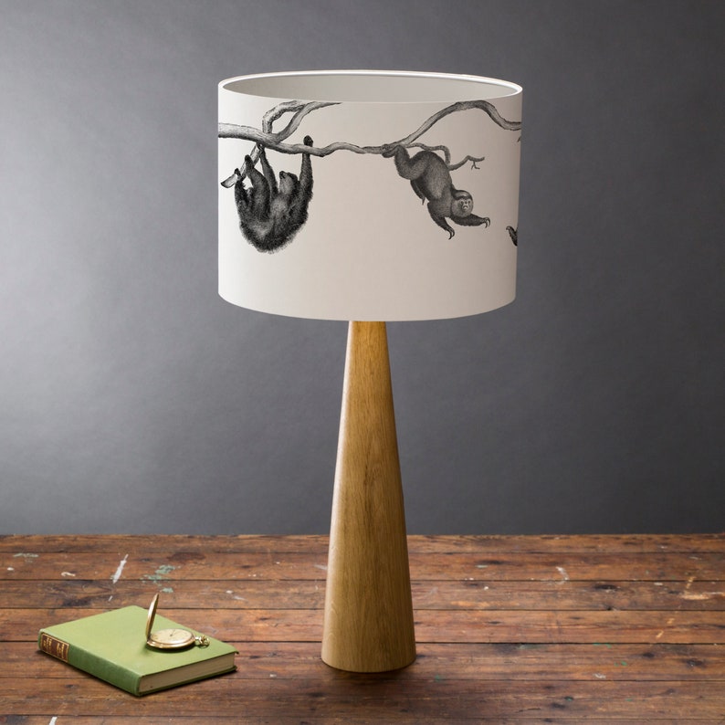 Sloths Large Drum Lampshade image 3