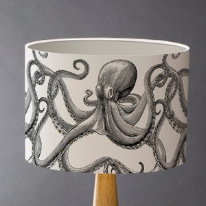 Let's Twist Again Medium Octopus Drum Lampshade image 1