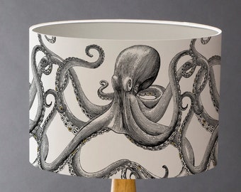 Let's Twist Again - Small Octopus Drum Lampshade