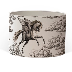 Pegasus in Clouds Drum Lampshade Medium image 5