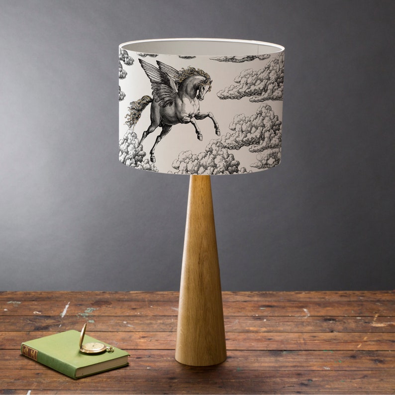 Pegasus in Clouds Drum Lampshade Medium image 3