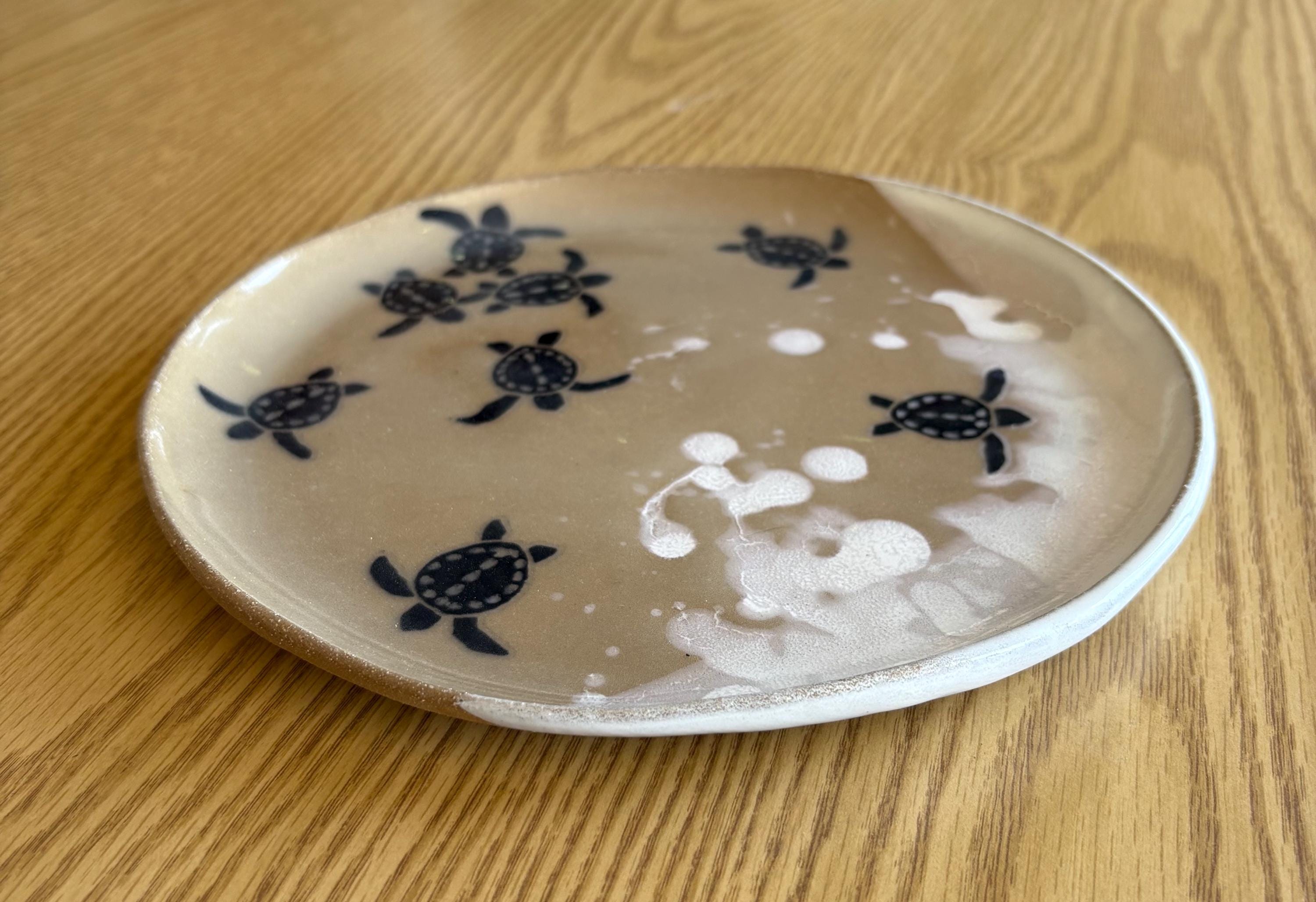 Sea Turtle Ceramic Plate - Etsy